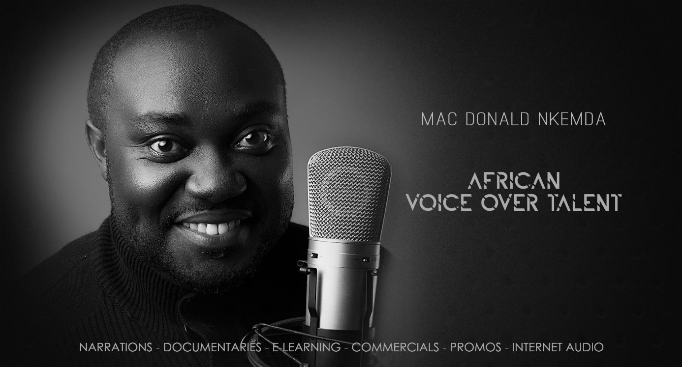 Macdonald Nkemda African Voice Over Talent banner